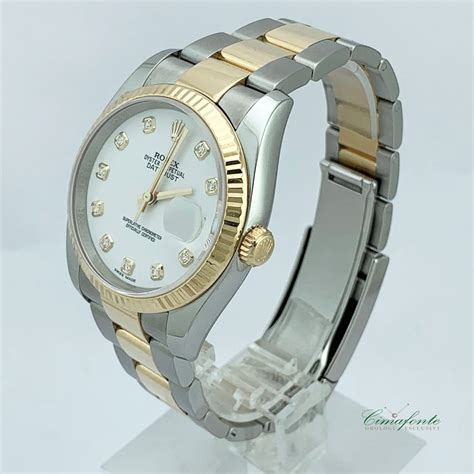 Rolex Datejust 16233 1990 36mm usato acciaio\oro Jubilee Dial .